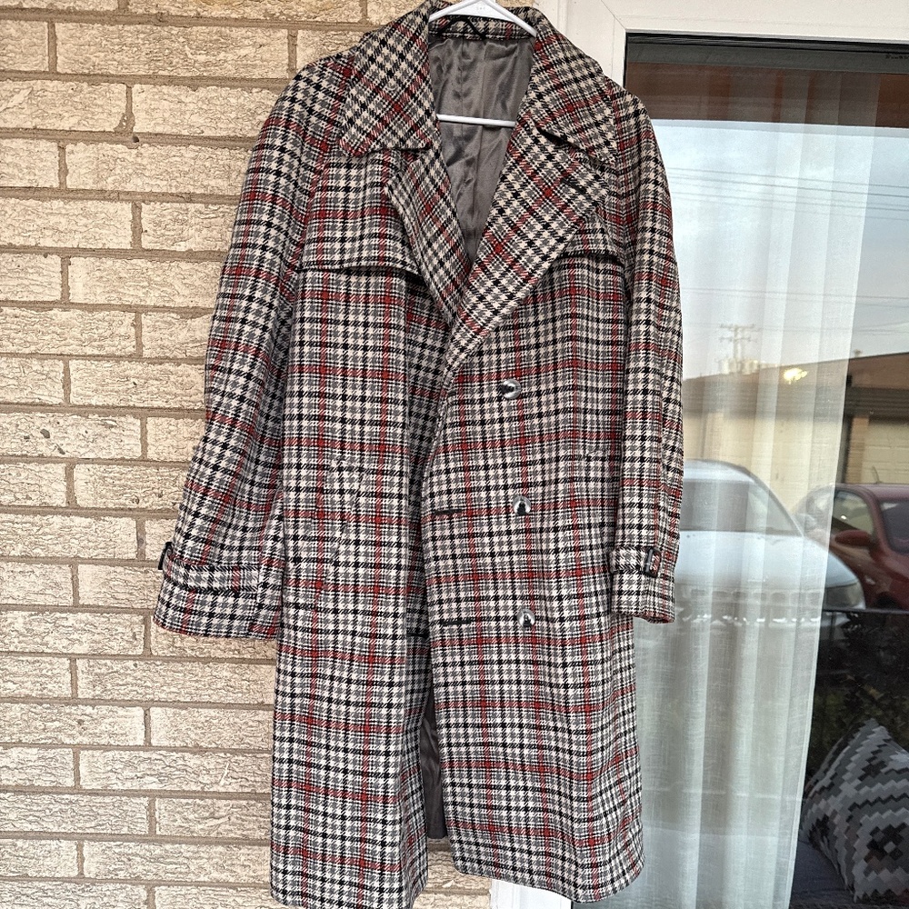 Vintage McGregor 100% wool trench